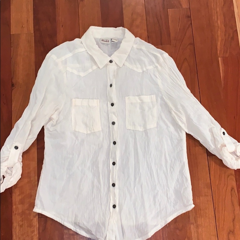 White button down shirt